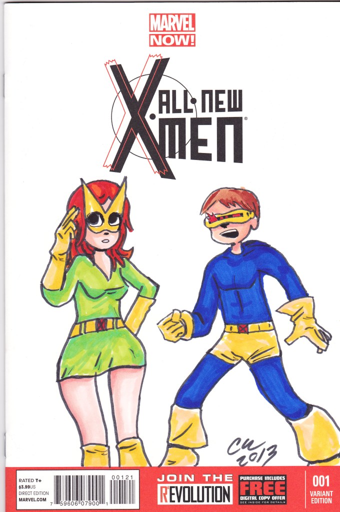 AN X-Men sketchcover color