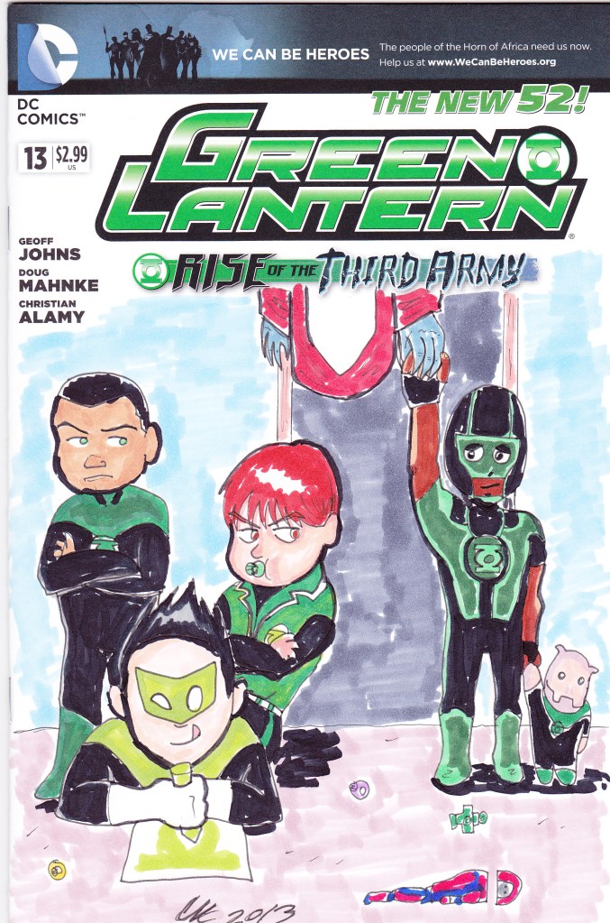GreenLantern sketchcover color
